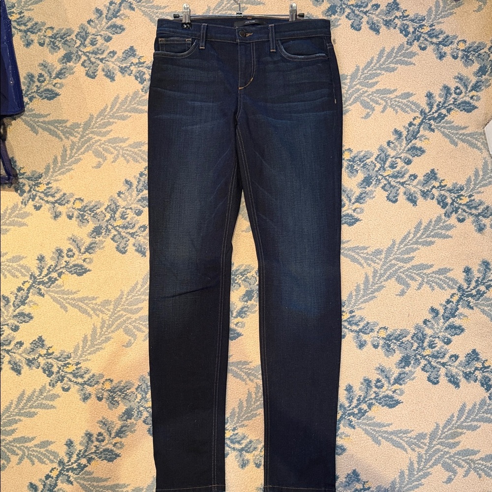 Joe's Jeans Dark Blue Straight Leg Jeans - Picture 3 of 7